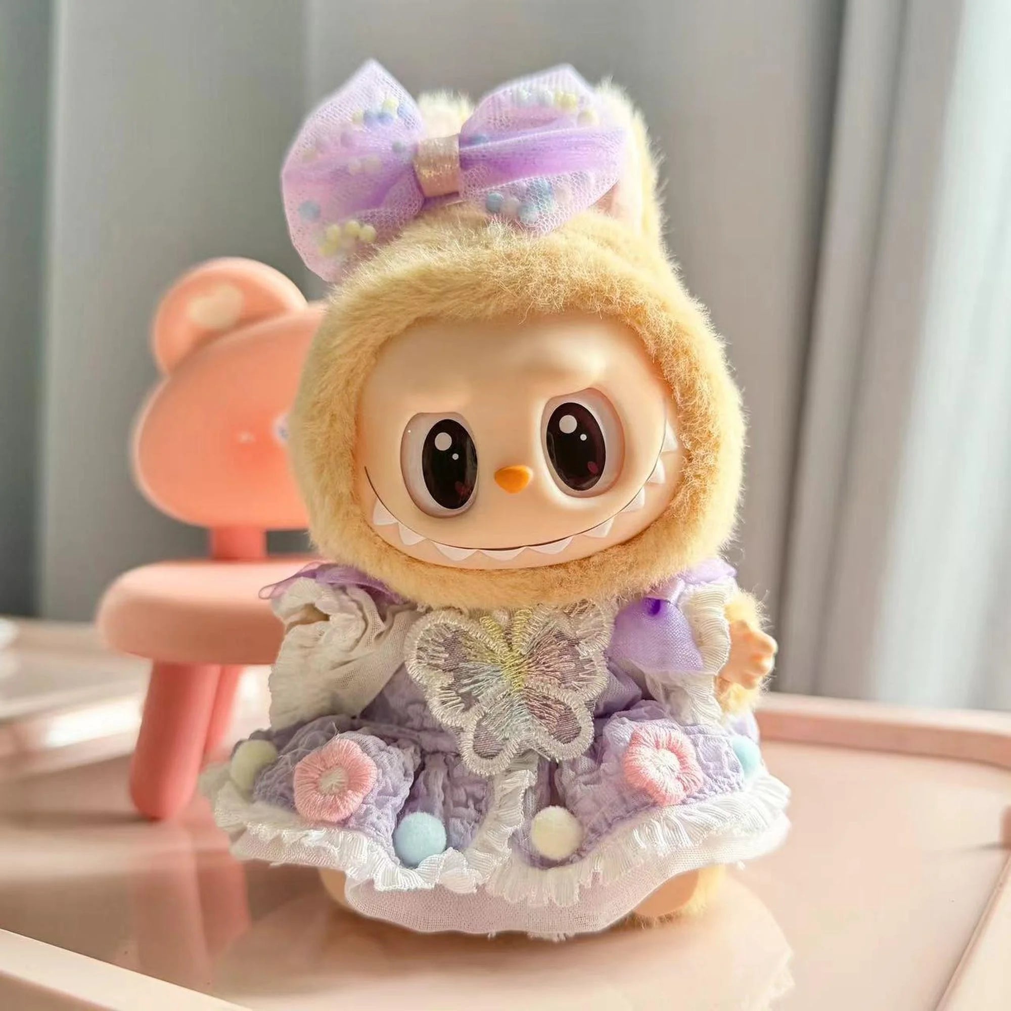 Labubu Clothes Labubu Purple Iris