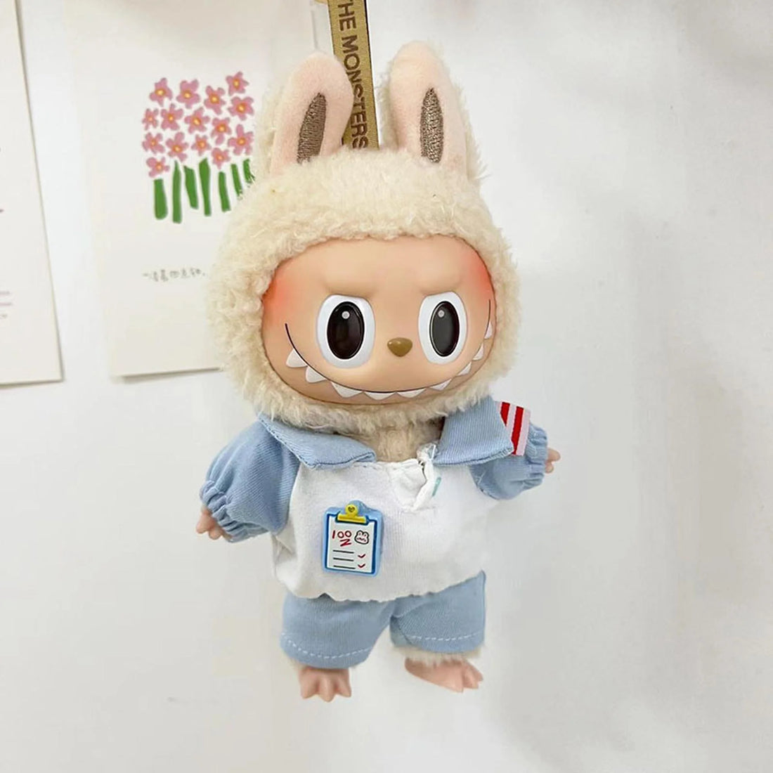 Labubu Clothes Labubu 100-Point Blue School Uniform