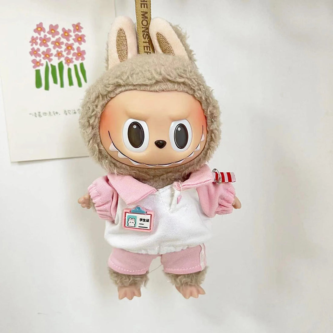 Labubu Clothes Labubu 100-Point Pink School Uniform