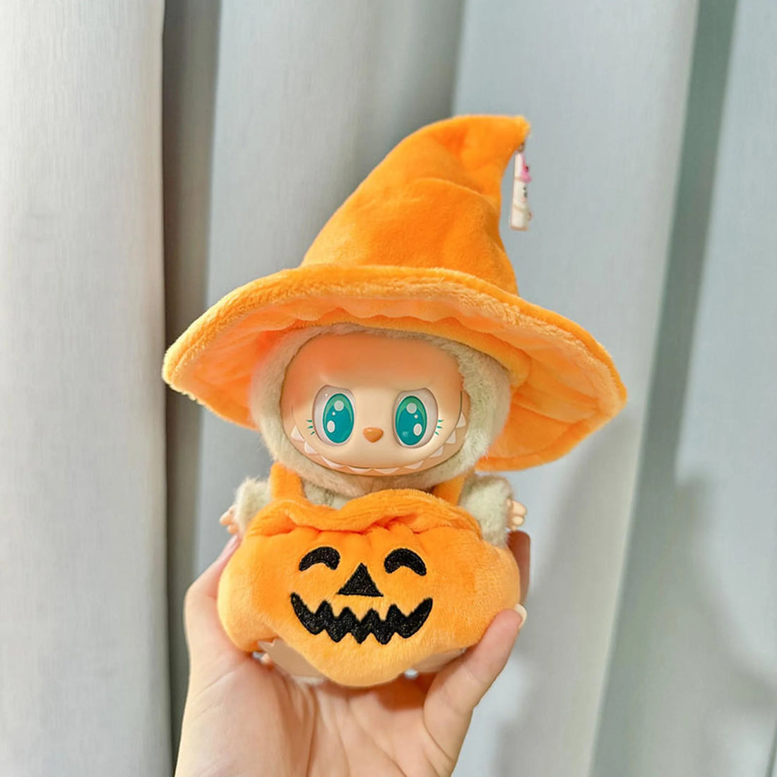 Labubu Clothes Labubu 20Cm Pointed Hat Pumpkin Set