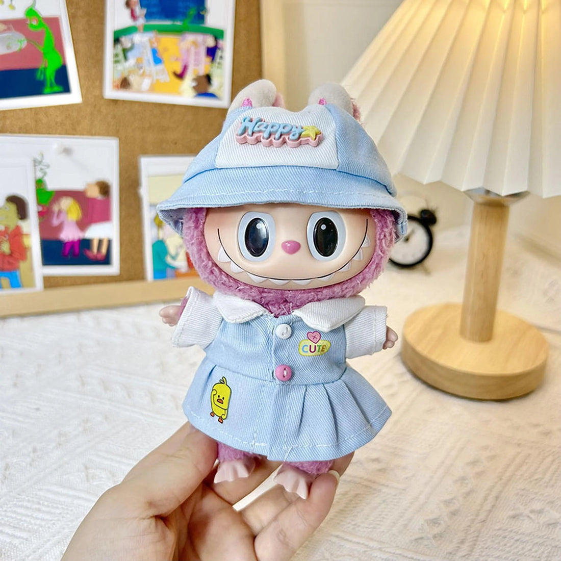 Labubu Clothes Labubu Adorable Kindergarten Blue Outfit