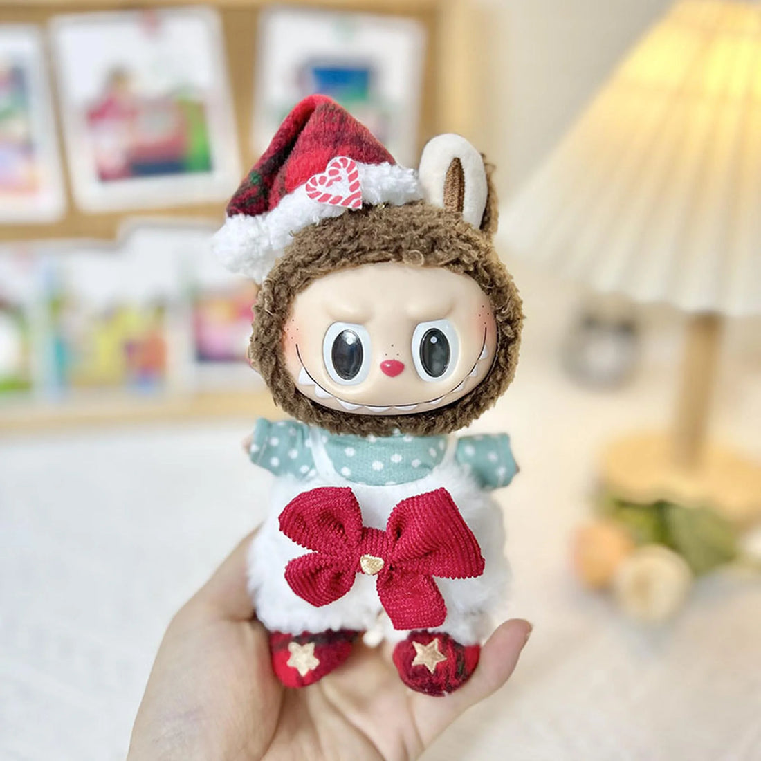 Labubu Clothes Labubu Bing Bing Christmas Set
