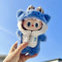 Labubu Clothes Labubu Blue Shark Onesie With Footies And Hood