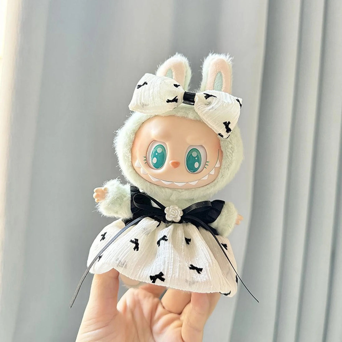 Labubu Clothes Labubu Camellia-Bow Dress