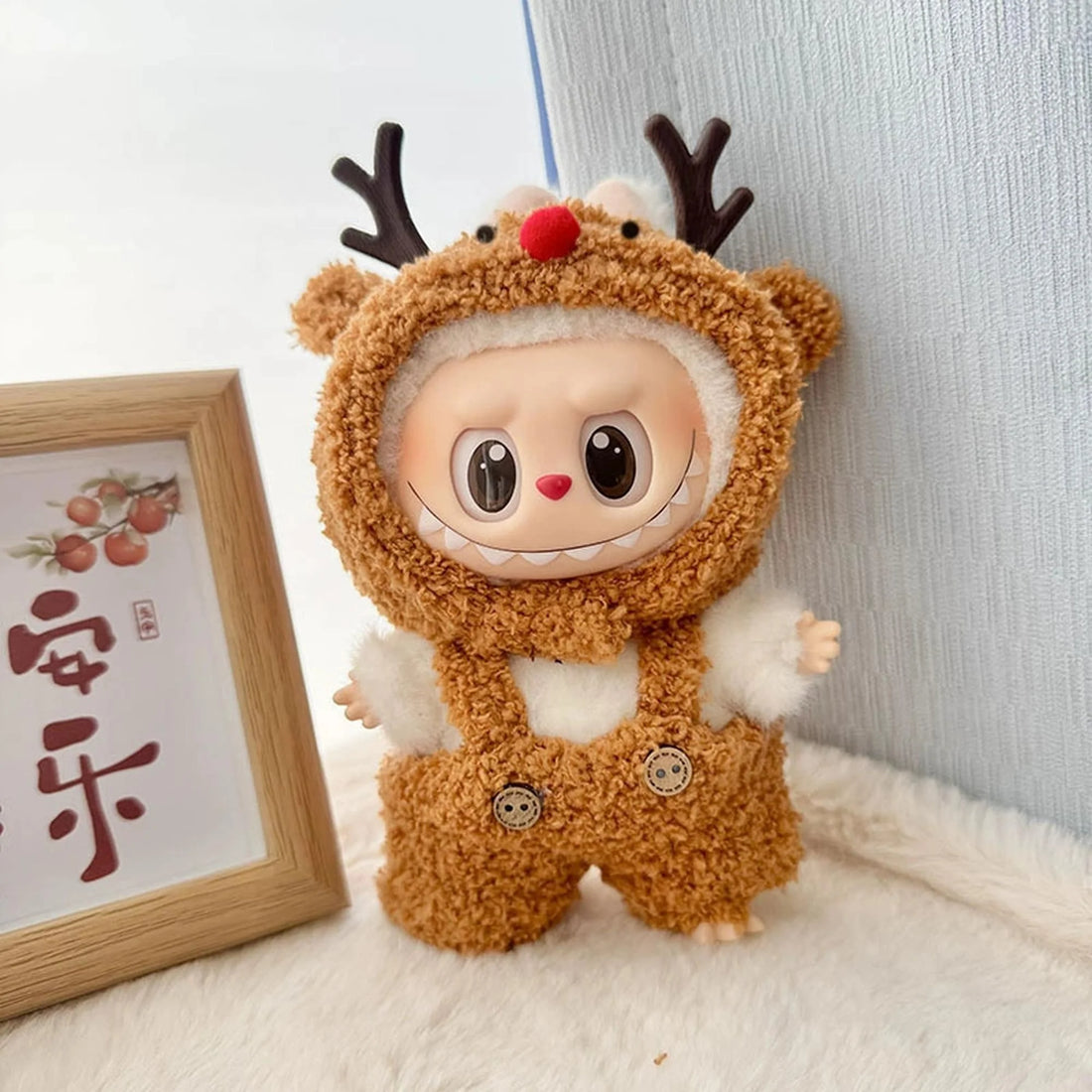 Labubu Clothes Labubu Cloud Fleece Deer Set