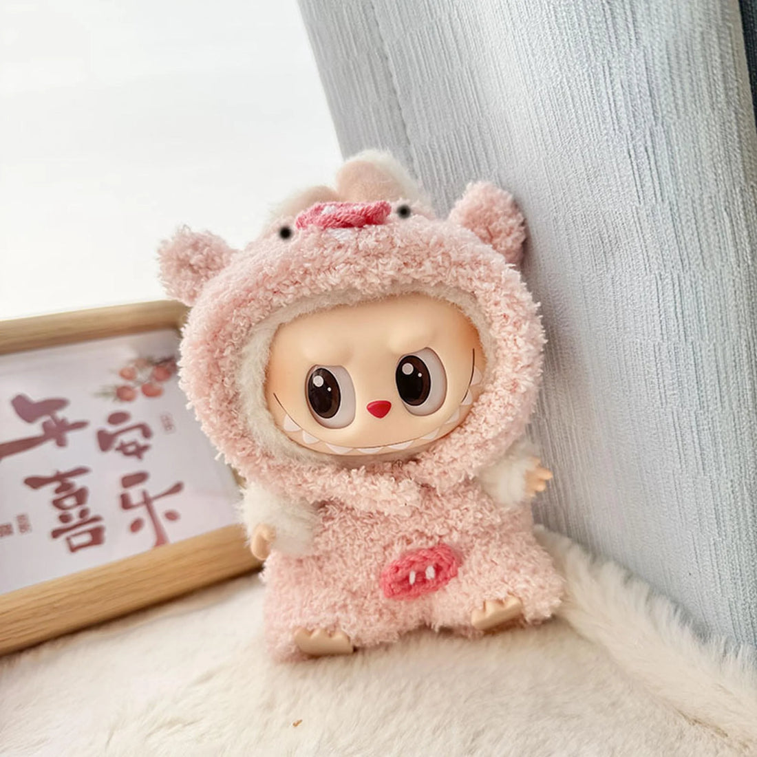 Labubu Clothes Labubu Cloud Fleece Piggy Set