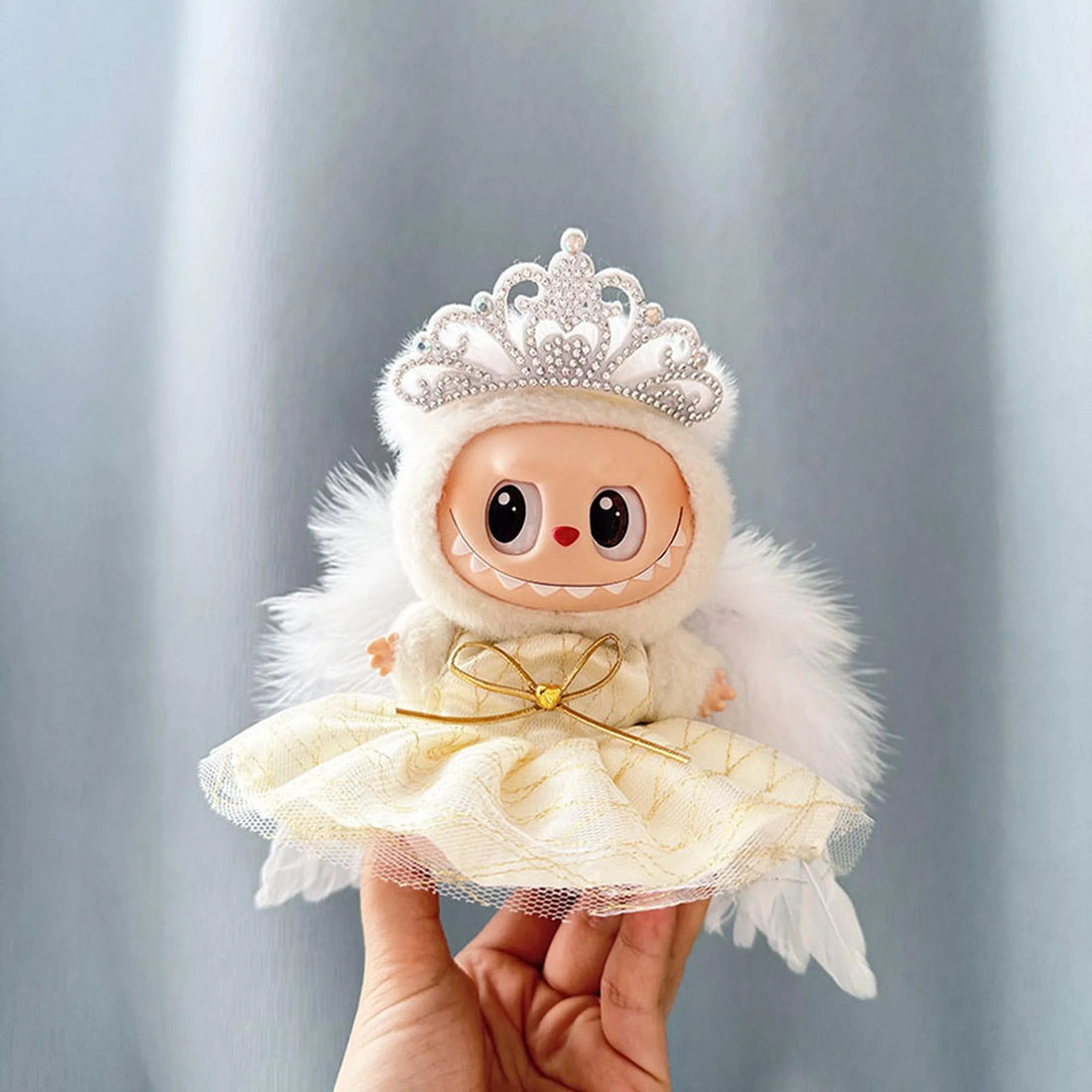 Labubu Clothes Labubu Crown Angel Set