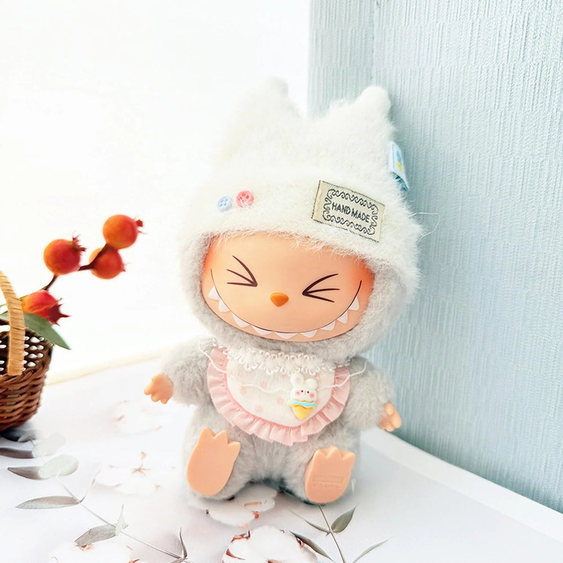 Labubu Clothes Labubu Fluffy White Dreams