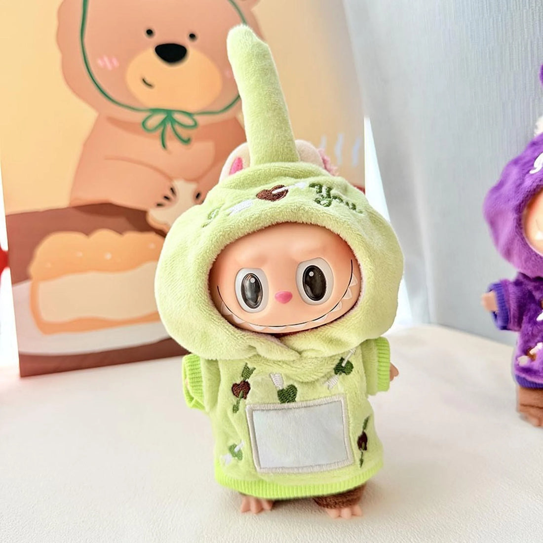 Labubu Clothes Labubu Green Teletubby