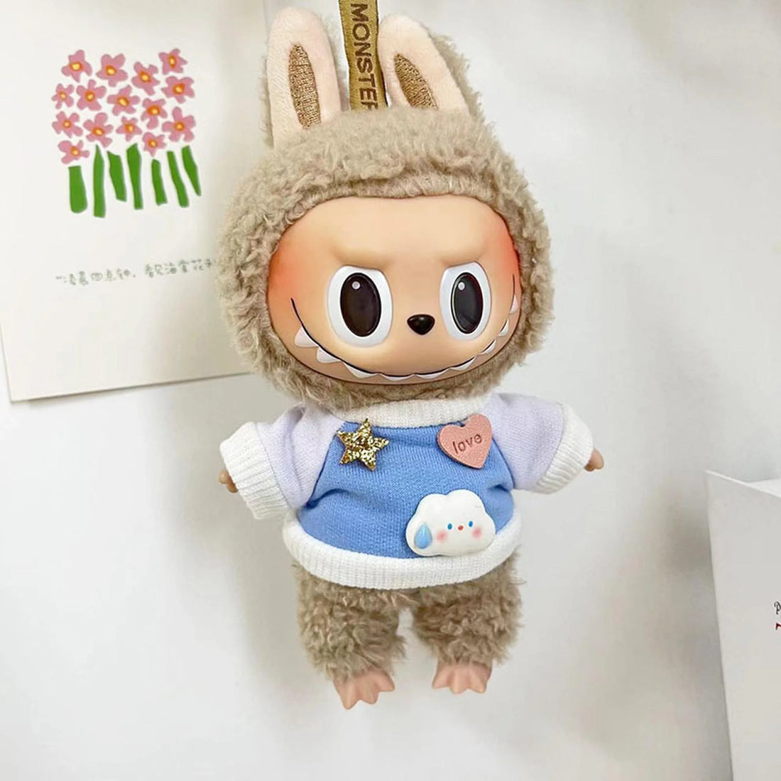 Labubu Clothes Labubu Little Rabbit Star Blue Hoodie