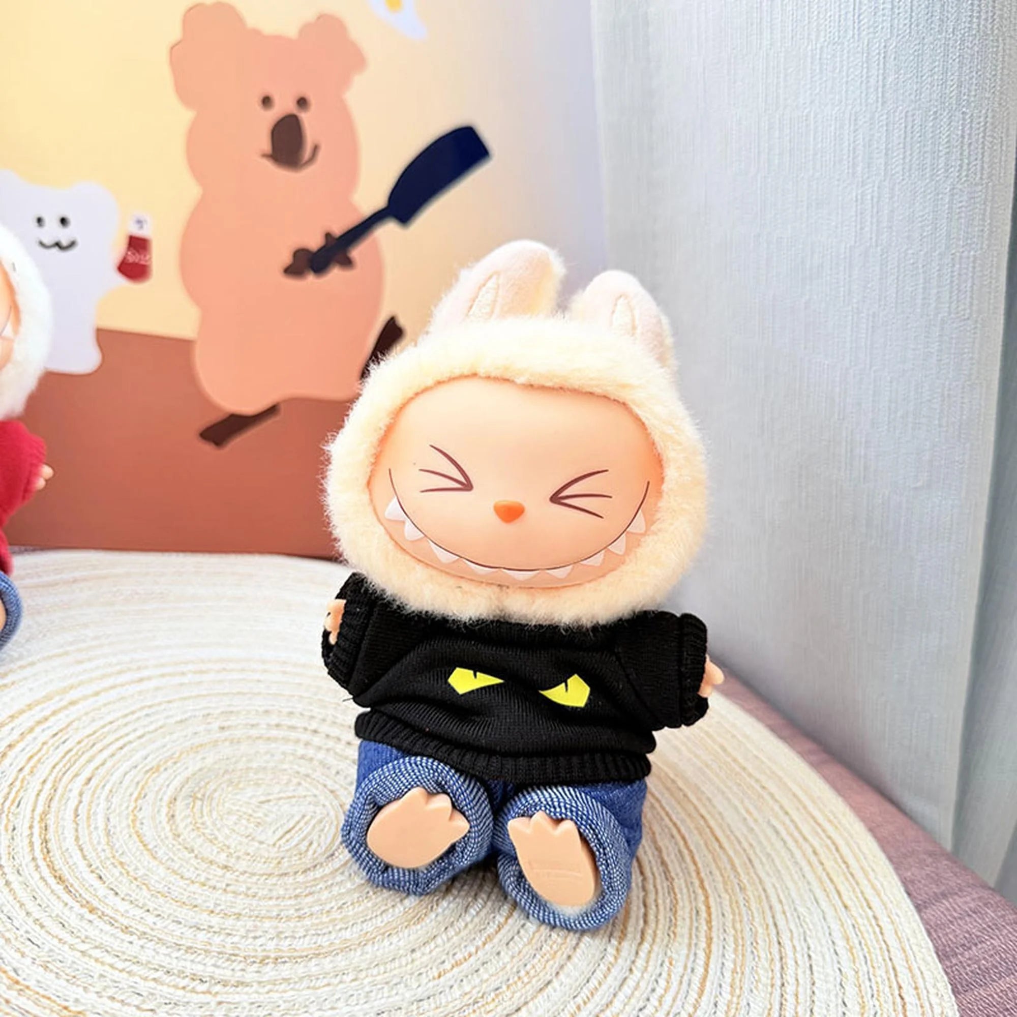 Labubu Clothes Labubu Night Owl Little Detective Hoodie Set