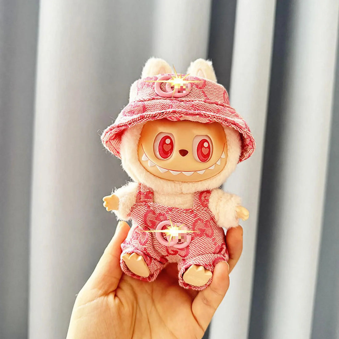 Labubu Clothes Labubu Pink Gg Set