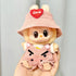 Labubu Clothes Labubu Pink Piggy Romper Three-Piece Set