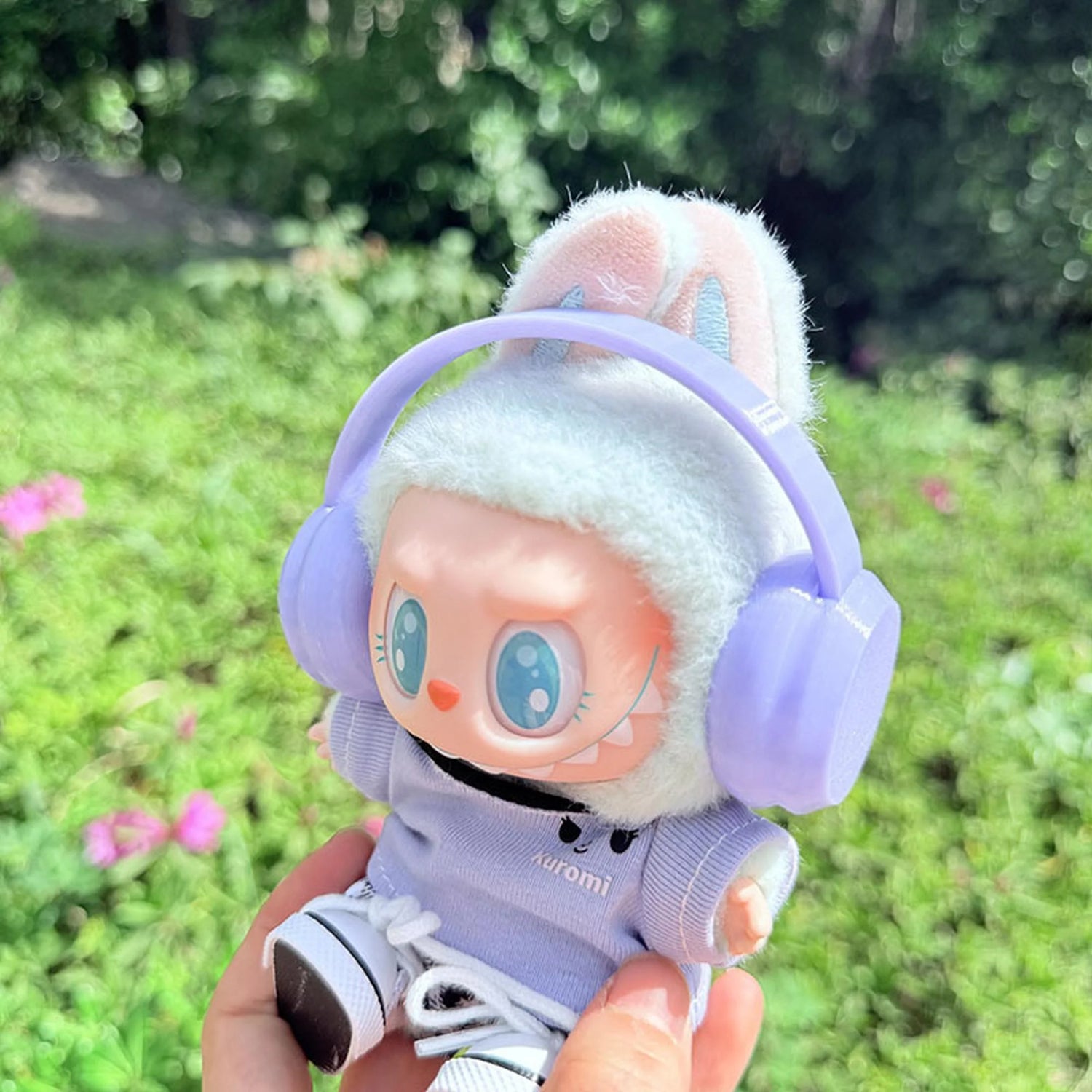 Labubu Clothes Labubu Purple Earbuds