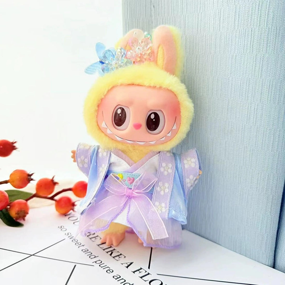 Labubu Clothes Labubu Purple Hanfu Pendant Accessory