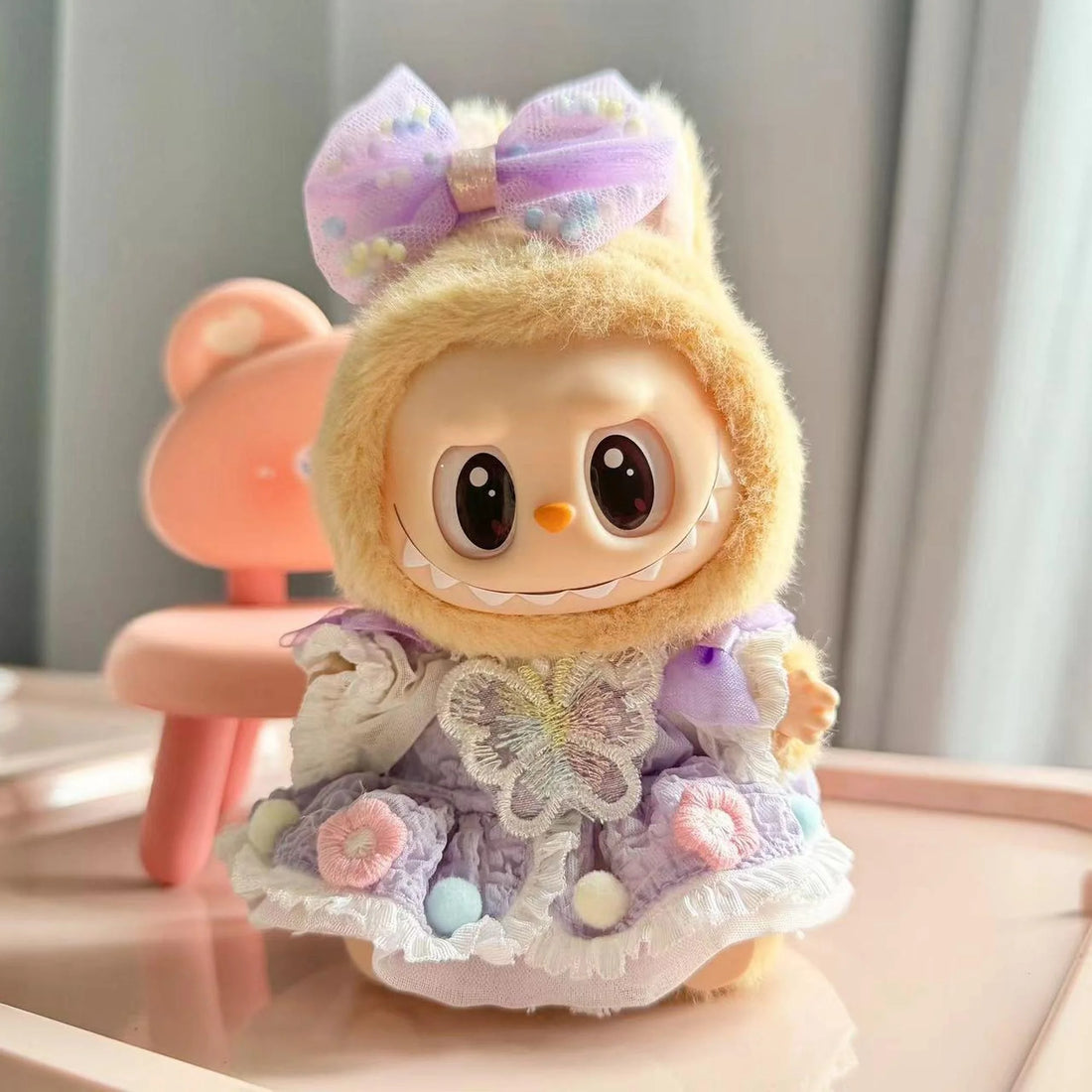 Labubu Clothes Labubu Purple Iris