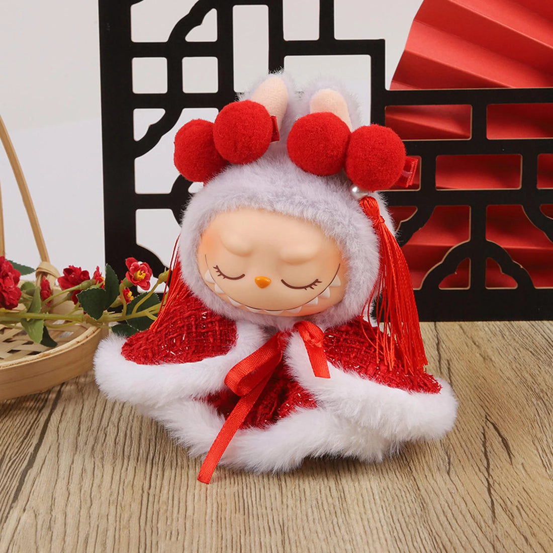 Labubu Clothes Labubu Red Hot And Booming