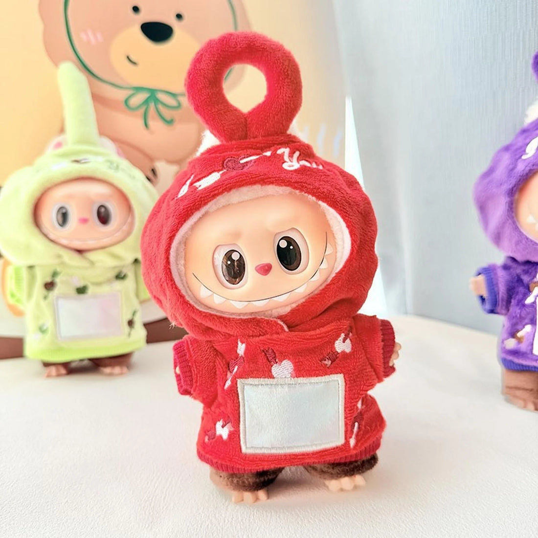 Labubu Clothes Labubu Red Teletubby