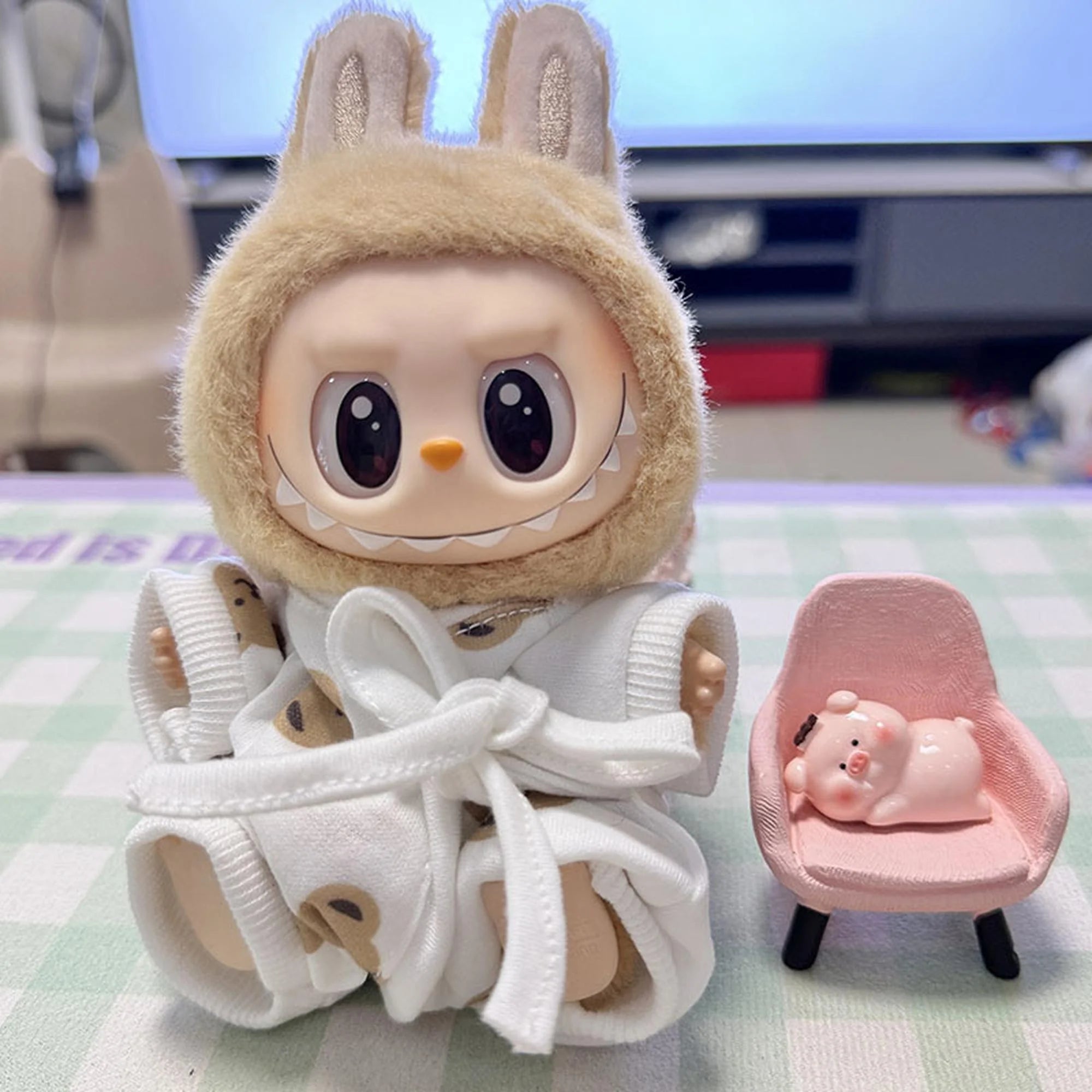 Labubu Clothes Labubu Small Teddy Pajama Top