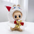 Labubu Clothes Labubu Snowman Hooded Capelet With Detachable Accessories