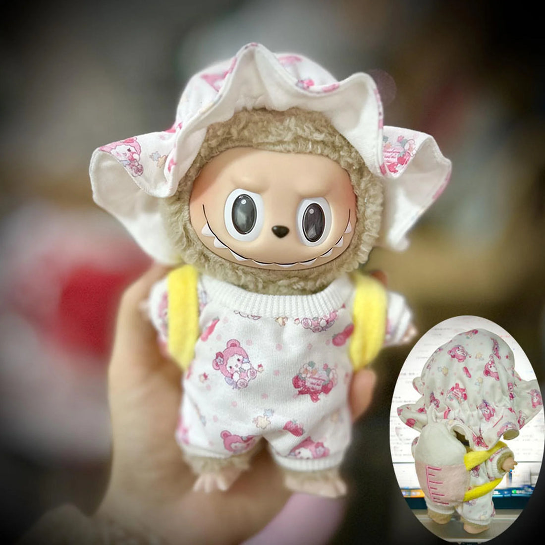 Labubu Clothes Labubu Strawberry Girl Baby Bottle Set