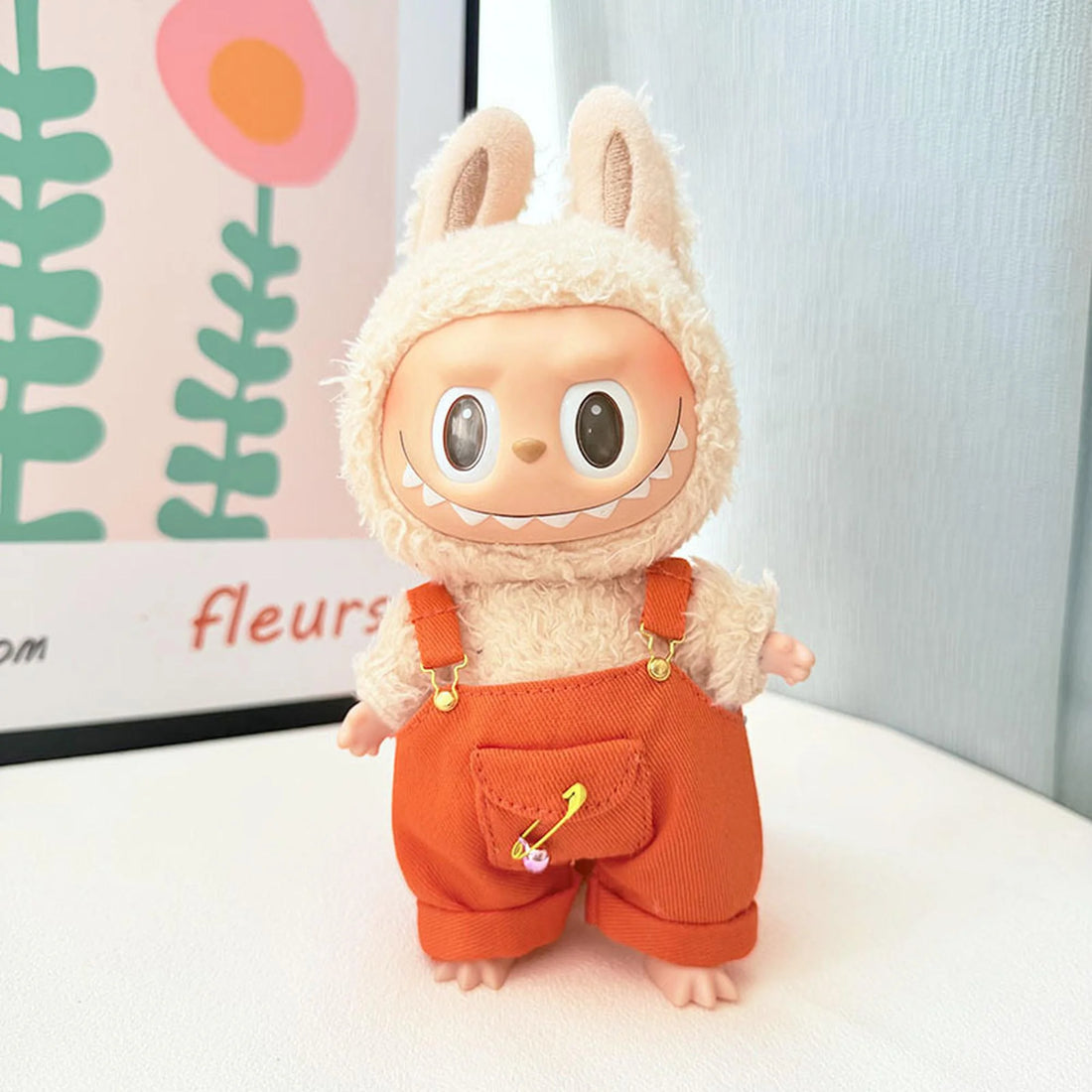 Labubu Clothes Labubu Sunny Little Craftsman Orange