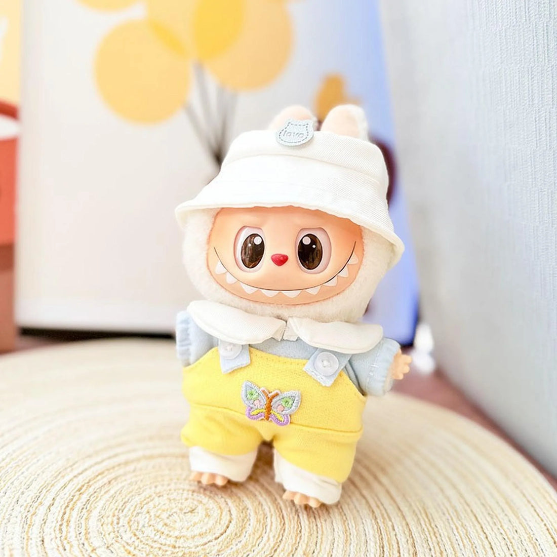 Labubu Clothes Labubu Sunshine Butterfly Overalls Set