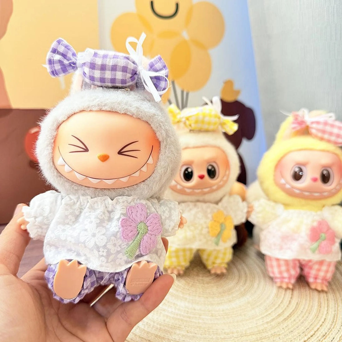 Labubu Clothes Labubu Sweet Baby Girl Outfit In Purple