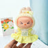 Labubu Clothes Labubu Yellow Puff Sleeve Top + Refreshing Jumper Skirt Set In Yellow